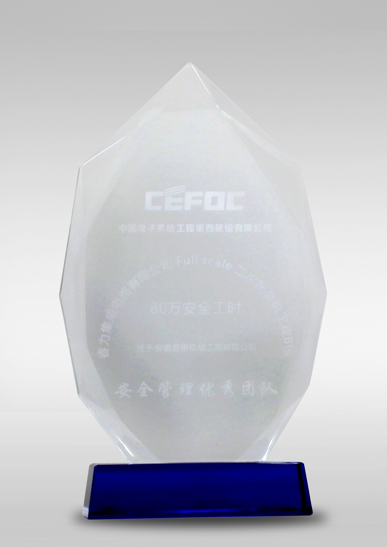 安全管理優(yōu)秀團(tuán)隊(duì)